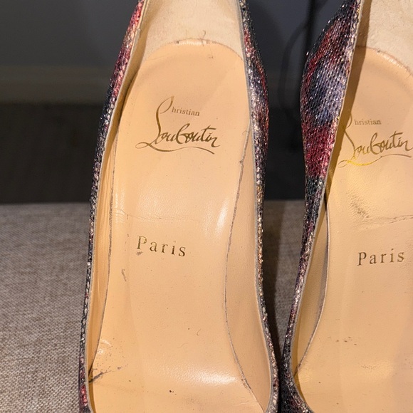 Christian Louboutin Colorful Patterned Heels - Picture 2 of 4